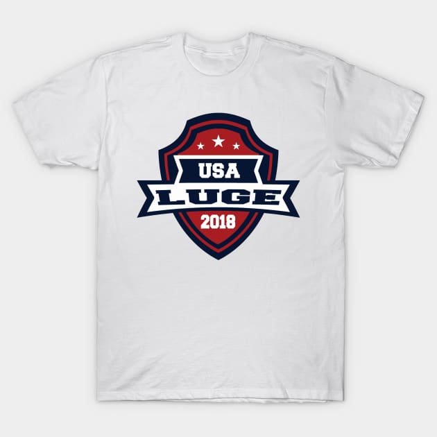 USA Luge Pyeongchang 2018! T-Shirt by OffesniveLine